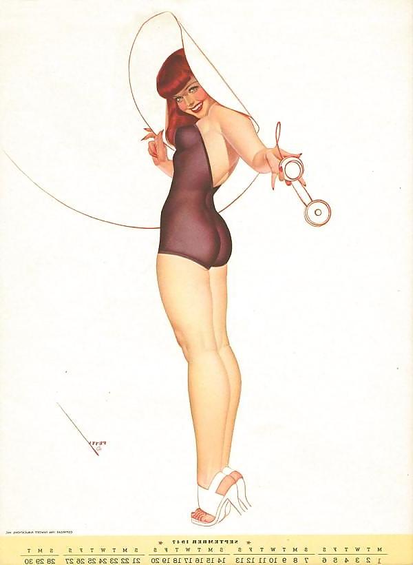 13P Erotic Calendar 7 - Petty pin-ups 1947