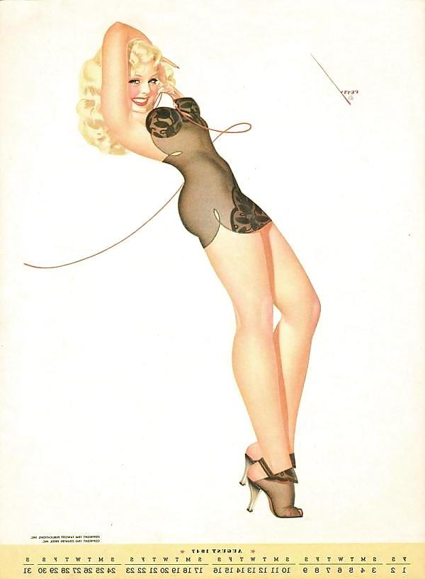 13P Erotic Calendar 7 - Petty pin-ups 1947