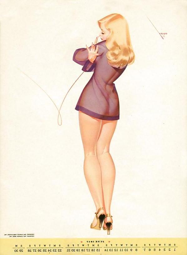 13P Erotic Calendar 7 - Petty pin-ups 1947