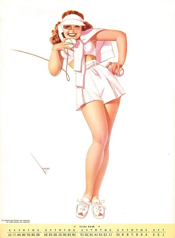 13P Erotic Calendar 7 - Petty pin-ups 1947
