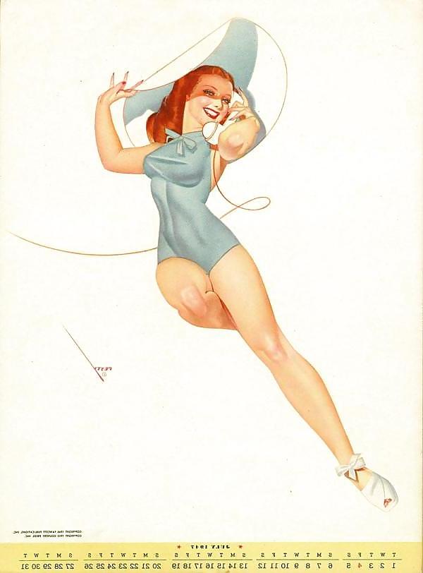 13P Erotic Calendar 7 - Petty pin-ups 1947