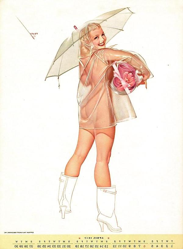 13P Erotic Calendar 7 - Petty pin-ups 1947