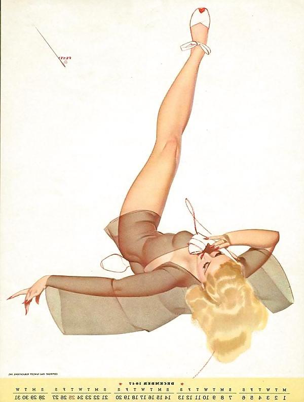 13P Erotic Calendar 7 - Petty pin-ups 1947