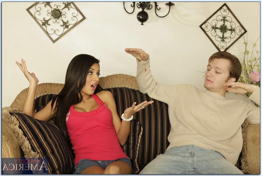 16P Lexi Diamond fucked on a couch by her friends brother