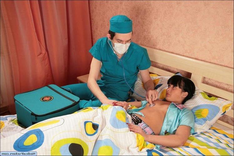 17P Young cute sleeping beauty getting analyzed by her horny doctor