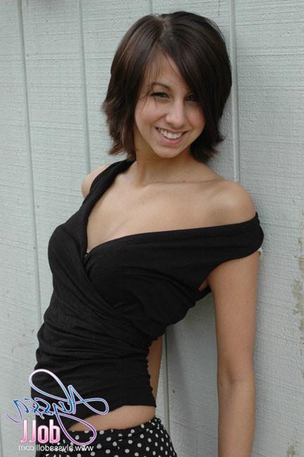 15P Admirable brunette teen Alyssa Doll