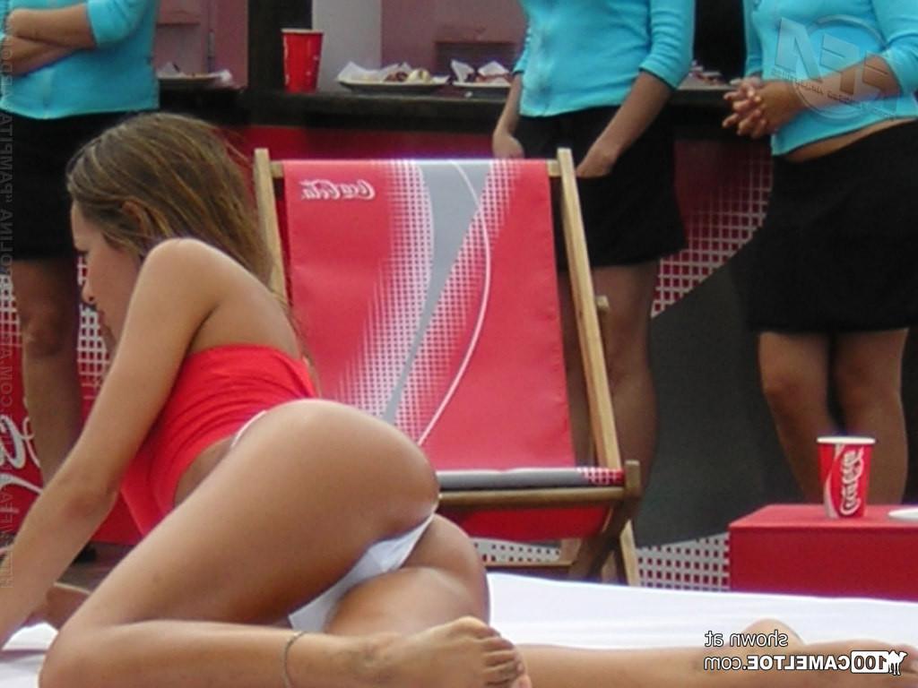 12P Carolina Pampita Ardohain lingerie cameltoe
