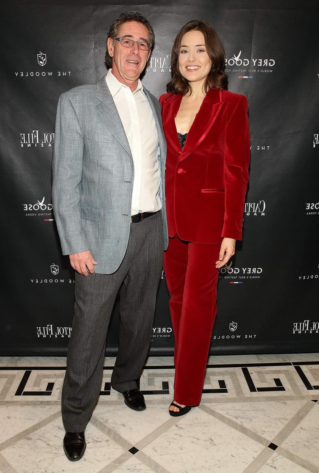 16P Megan Boone lingerie peek at the Capitol File Holiday Issue Celebration in Washi