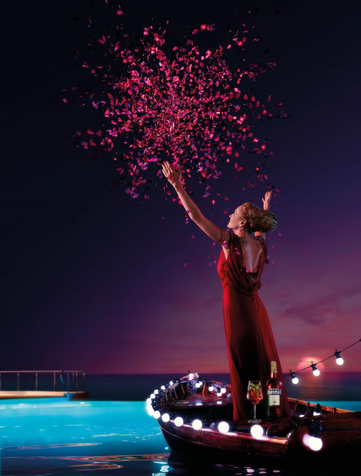 16P Uma Thurman in red hot Campari 2014 calendar photoshoot