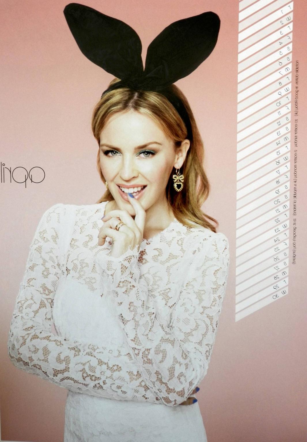 16P Kylie Minogue looking very sexy in her official 2014 calendar photoshoot