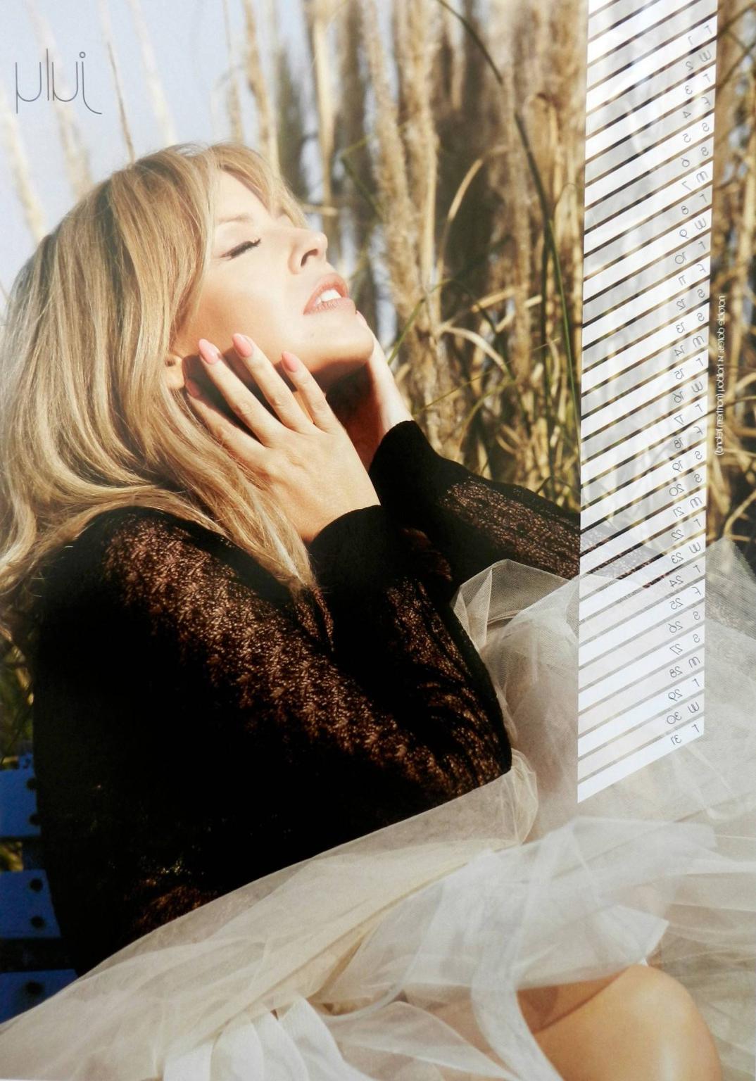 16P Kylie Minogue looking very sexy in her official 2014 calendar photoshoot