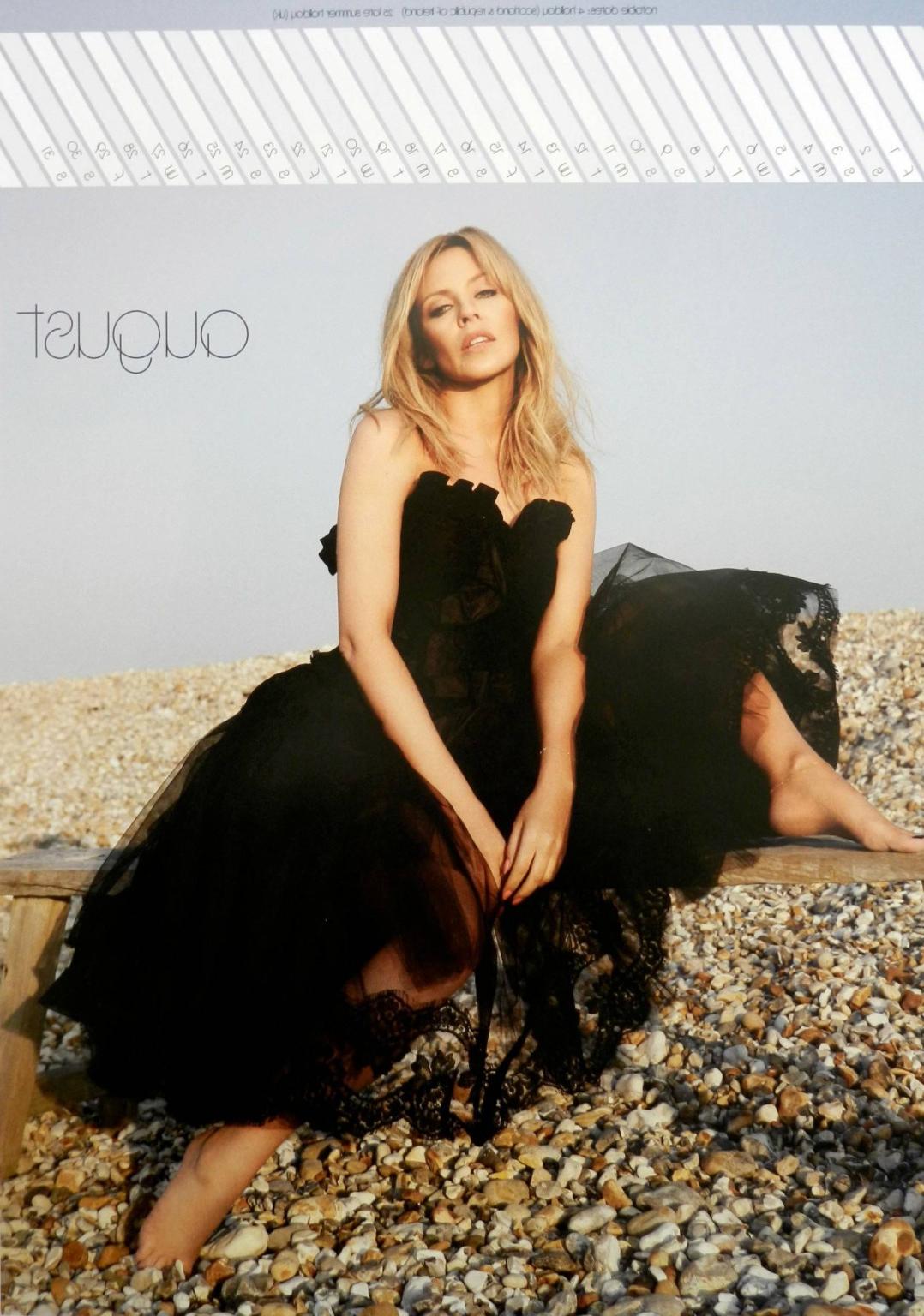 16P Kylie Minogue looking very sexy in her official 2014 calendar photoshoot