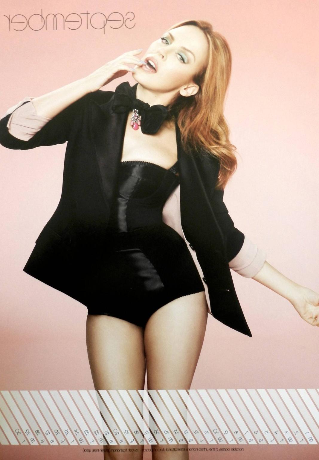 16P Kylie Minogue looking very sexy in her official 2014 calendar photoshoot