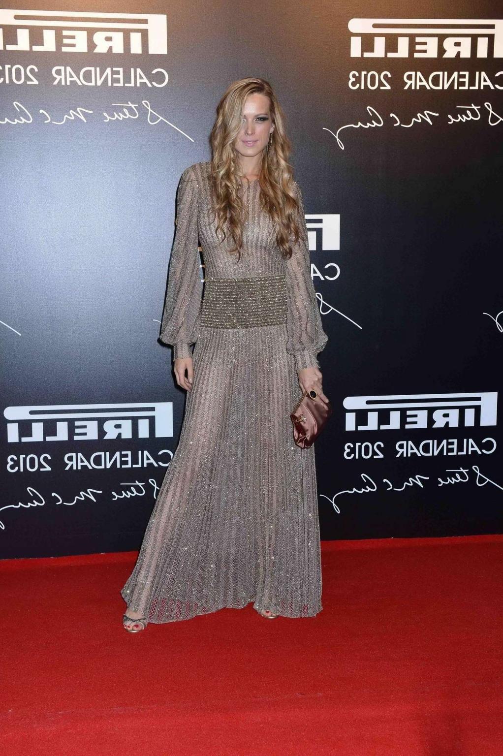 10P Petra Nemcova see through to bra at 2013 Pirelli Calendar Unveiling in Rio de Ja