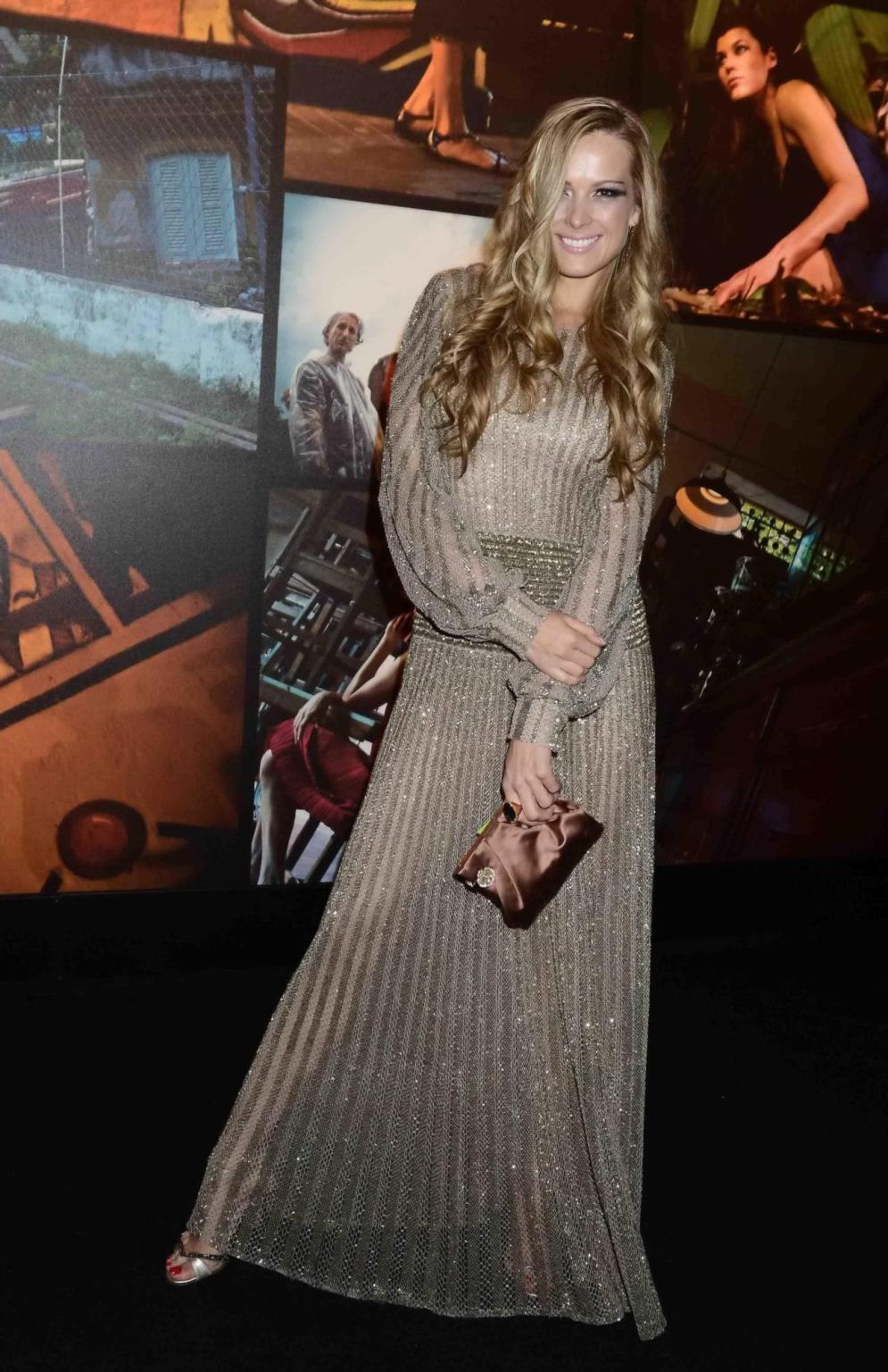 10P Petra Nemcova see through to bra at 2013 Pirelli Calendar Unveiling in Rio de Ja