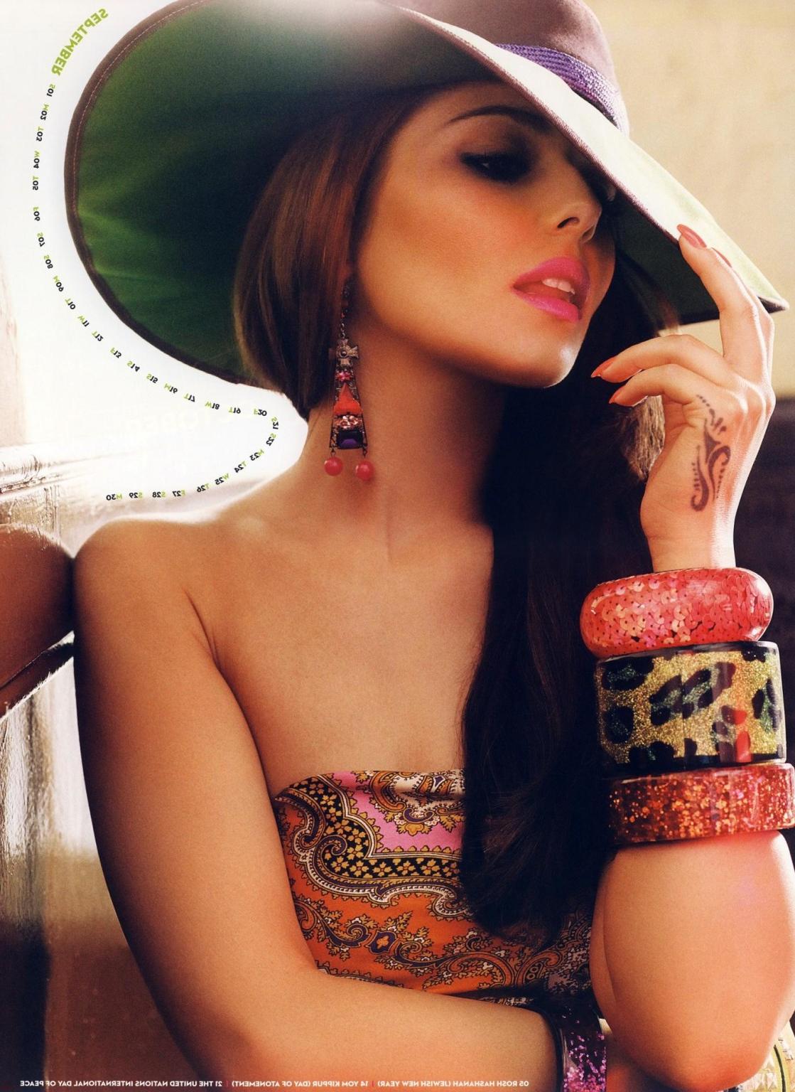 9P Cheryl Cole topless but hiding her boobs in her official 2013 calendar