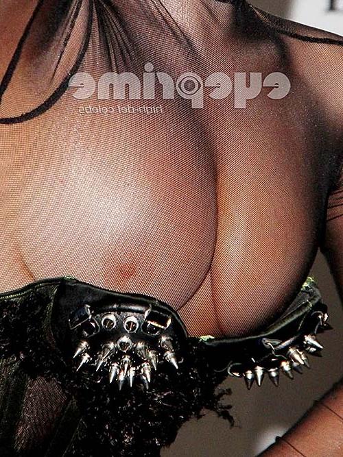 16P Lady Gaga exposing sexy body and hot pussy in see thru clothes
