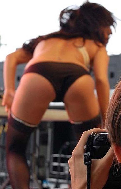 16P Lady Gaga exposing sexy body and hot pussy in see thru clothes