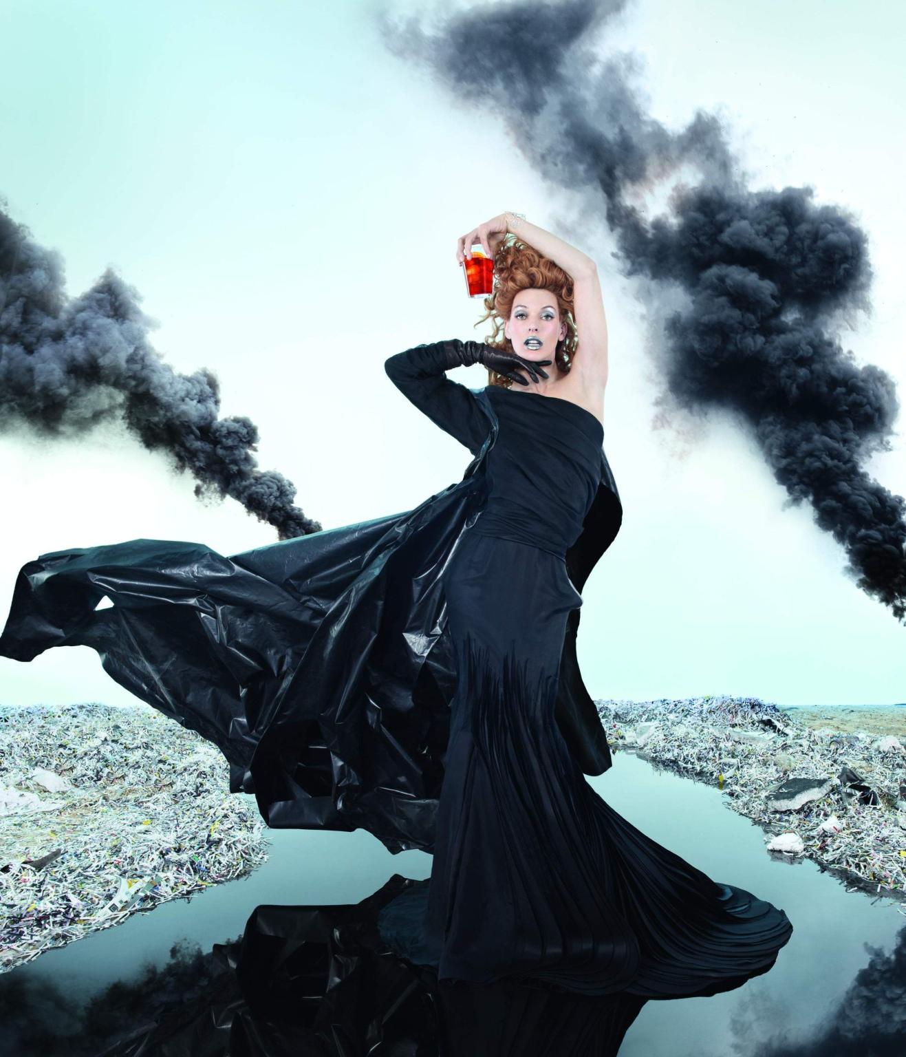 16P Milla Jovovich in very hot Campari 2012 calendar photoshoot