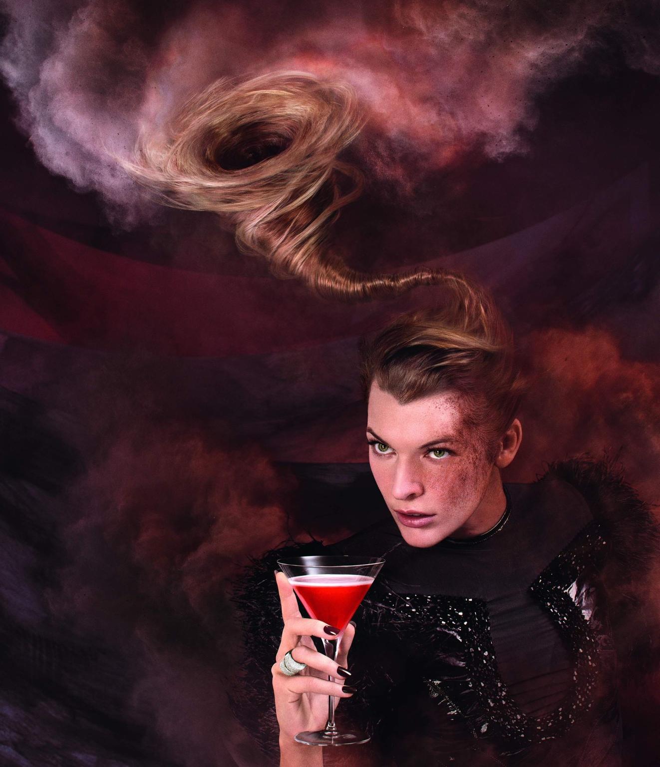 16P Milla Jovovich in very hot Campari 2012 calendar photoshoot