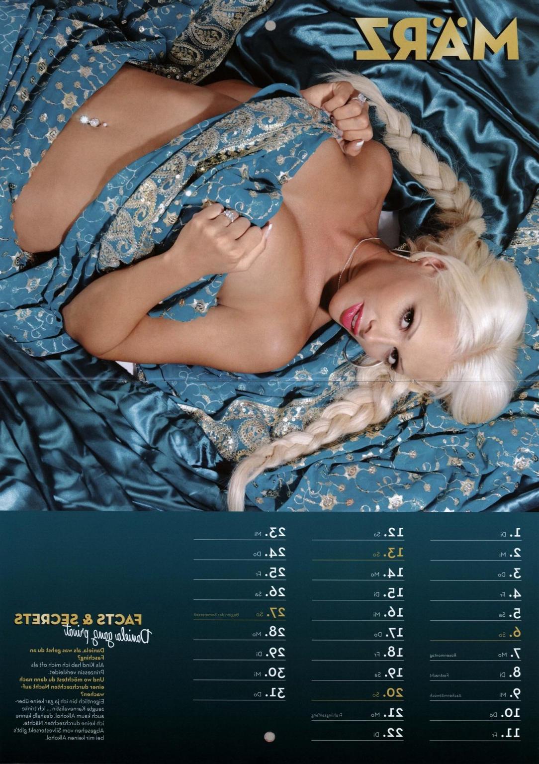 15P Daniela Katzenberger looking very hot in her official 2011 calendar