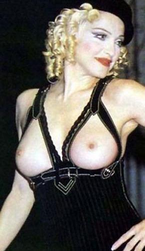 10P Madonna shows his naked body and tits and butt