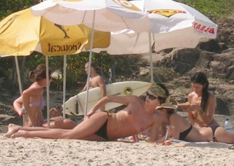 16P blonde bombshell charlize theron caught topless and upskirt