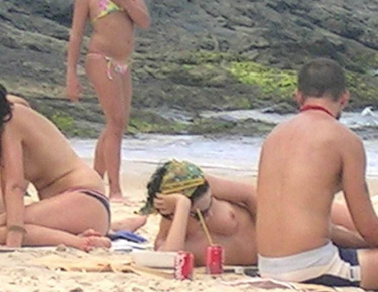 16P blonde bombshell charlize theron caught topless and upskirt