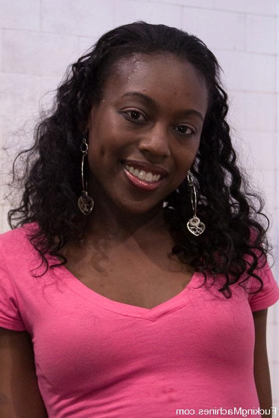 15P Amateur black girl Janae Jolie machine fucked in asshole