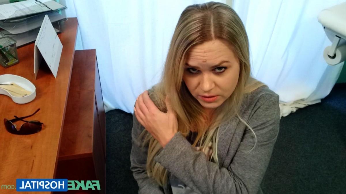 20P Blonde gets dizzy at doctors office and ends up fucked
