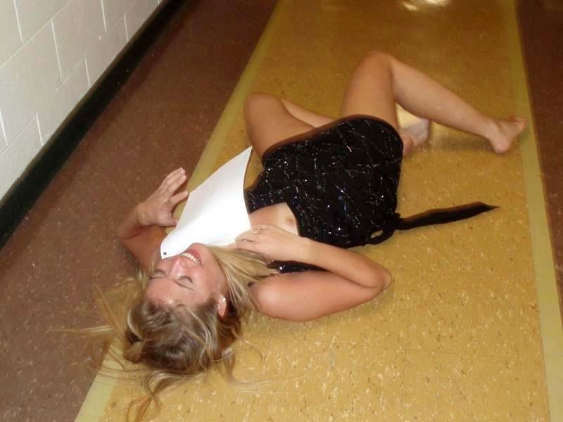 15P Smashed party chicks getting drunk and showing sleazy side
