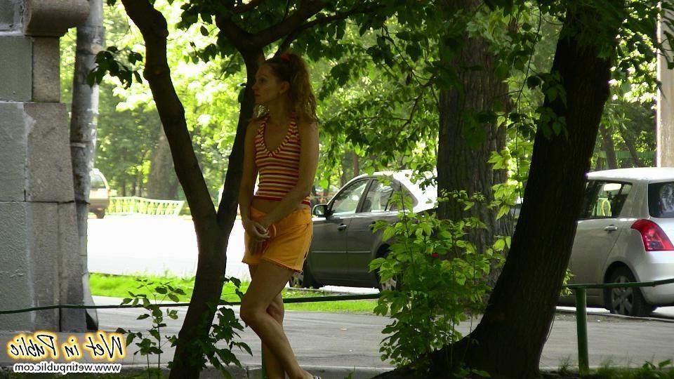 15P Street bitchie feels embarrassed as she has done a pee in shorts