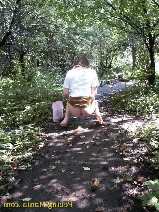 15P Amazing voyeur shots of an unsuspecting girl making a pee in the park