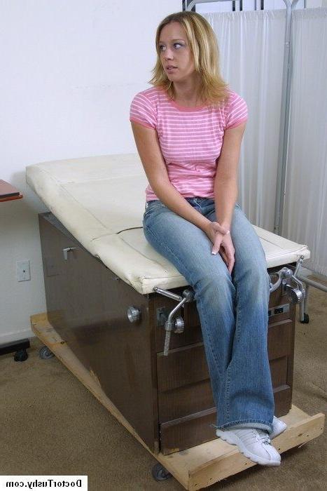 15P Lil Tits Petite Blonde Bends Over For The New Doctor