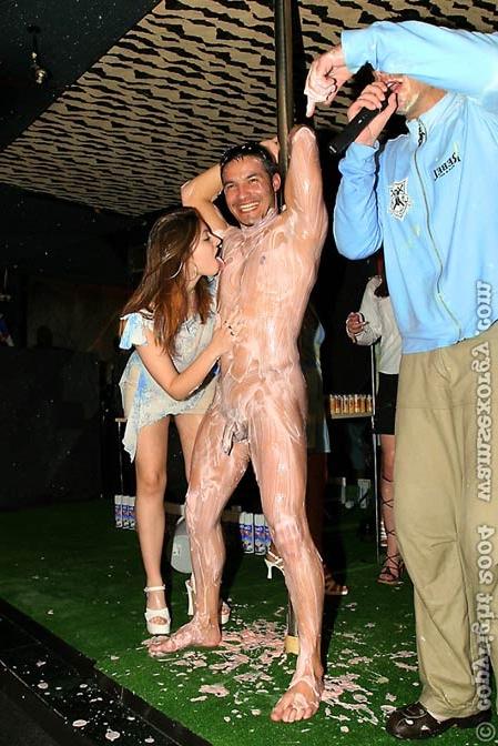 16P Drunk sex in messy food in underground disco