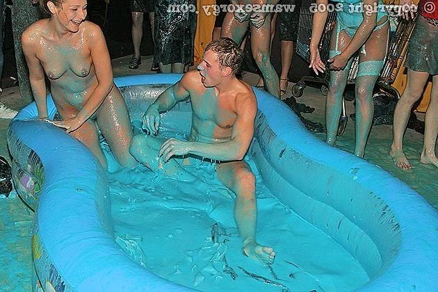 18P Wild and messy orgie and drunk party sex