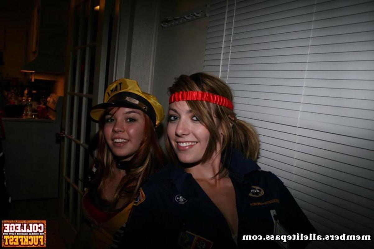 16P Drunk horny college whores fucking at hardcore party