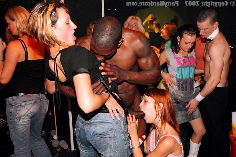 15P Half-naked drunk babes lying on the stage getting fucked