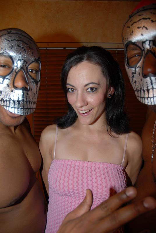 16P Interracial threesome hardcore sex with big cock