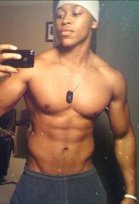 10P Cute guy on the couch loves stroking his long black dick