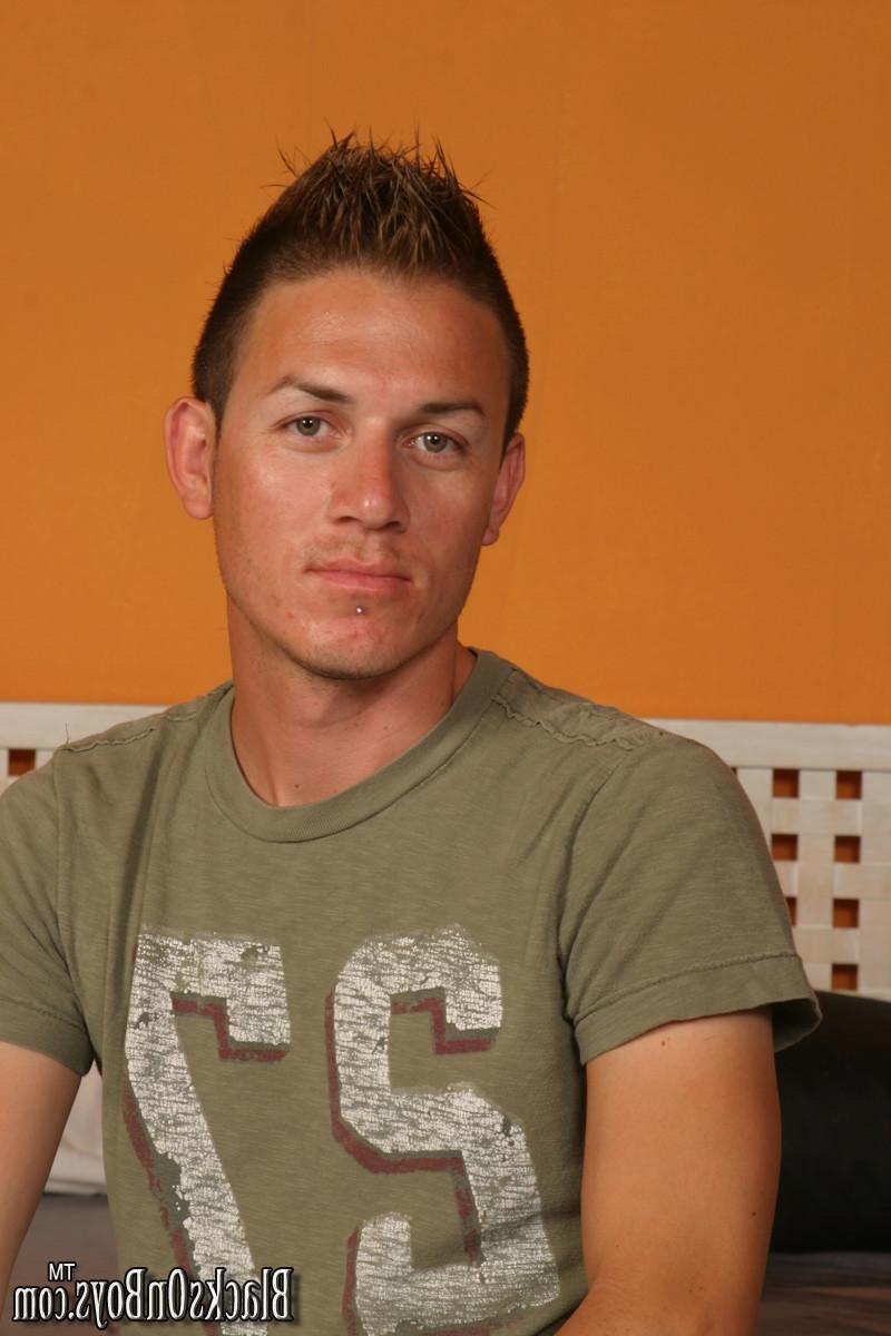 15P Comely gay filling black cocks into his tight asshole
