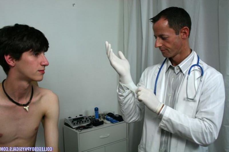 16P Big cock twink getting his dick checked by a hot gay doctor