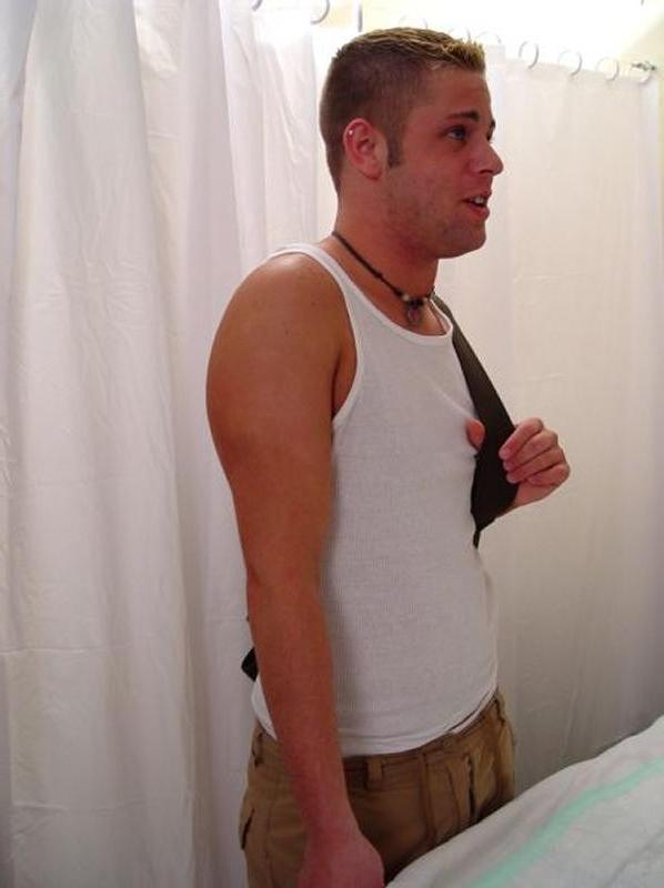 19P College guy gets naked and examined by the hot doctor