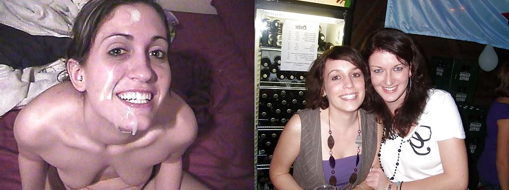 25P Before and after the cumshot
