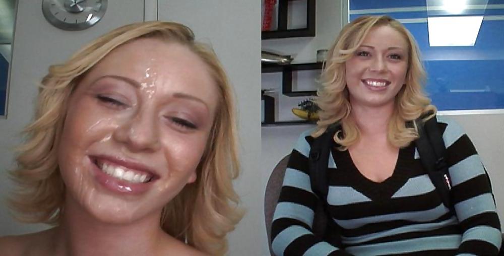 25P Before and after the cumshot