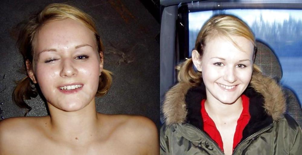 25P Before and after the cumshot