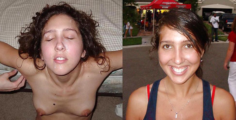 25P Before and after the cumshot