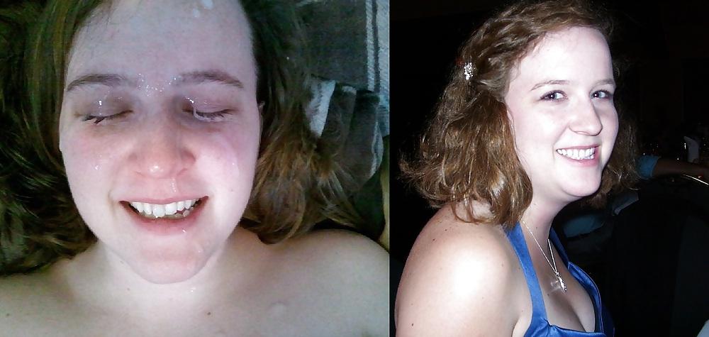 25P Before and after the cumshot
