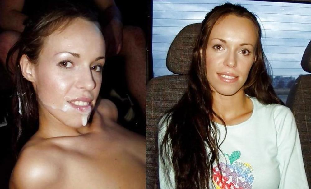 25P Before and after the cumshot