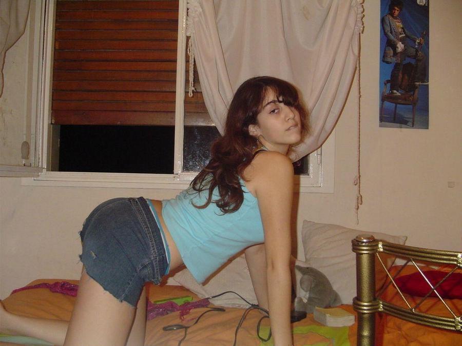 15P Busty teen strips in her bedroom